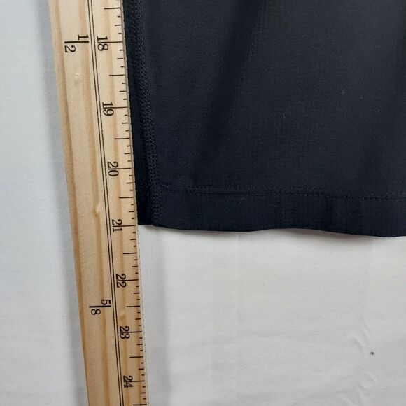 Tangerine Black Mesh Crop Leggings Womens Large L Stretch Activewear - Picture 9 of 10